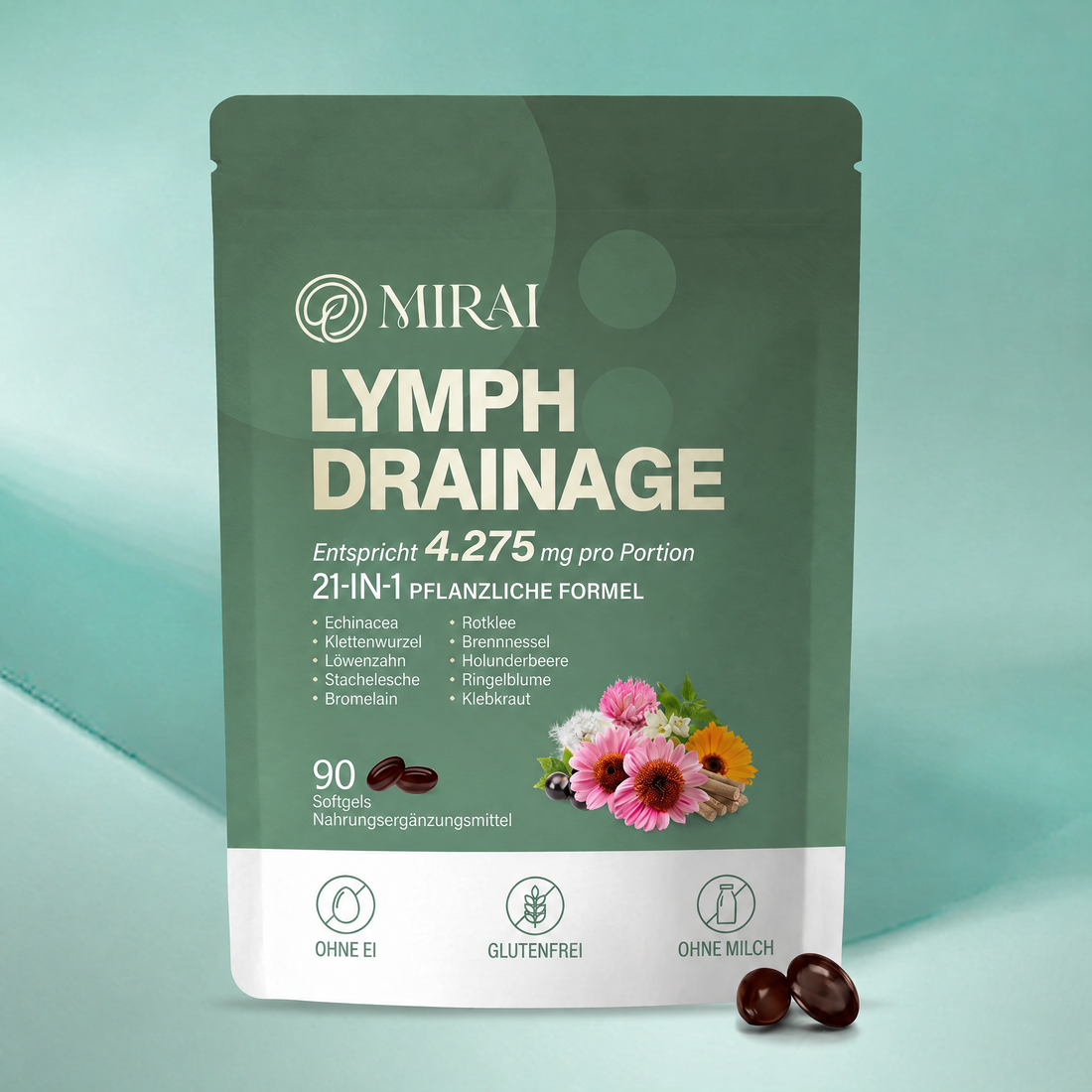Mirai Lymph-Drainage Softgels Beutel