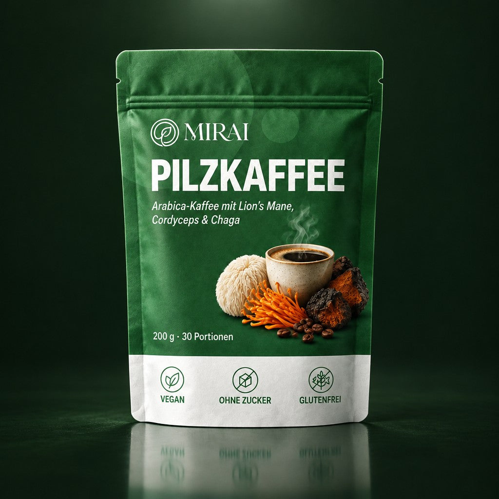 Mirai Pilzkaffee Beutel 200 g mit 30 Portionen