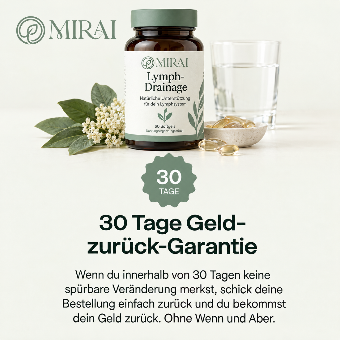 30 Tage Geld-zurück-Garantie