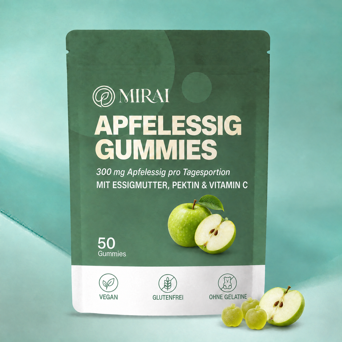 Mirai Apfelessig Gummies